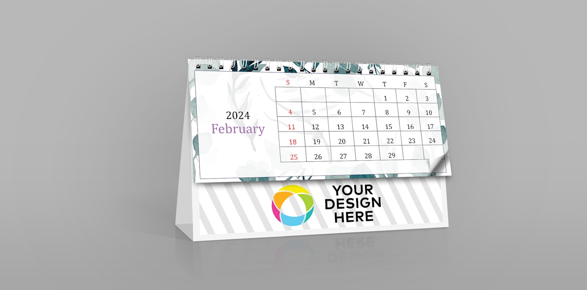 Desk Calendar New Size Vistaprint
